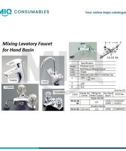 530136-FAUCET WALL WITH SNAP ON HOSE, COUPLING 13(1/2) - MIQ