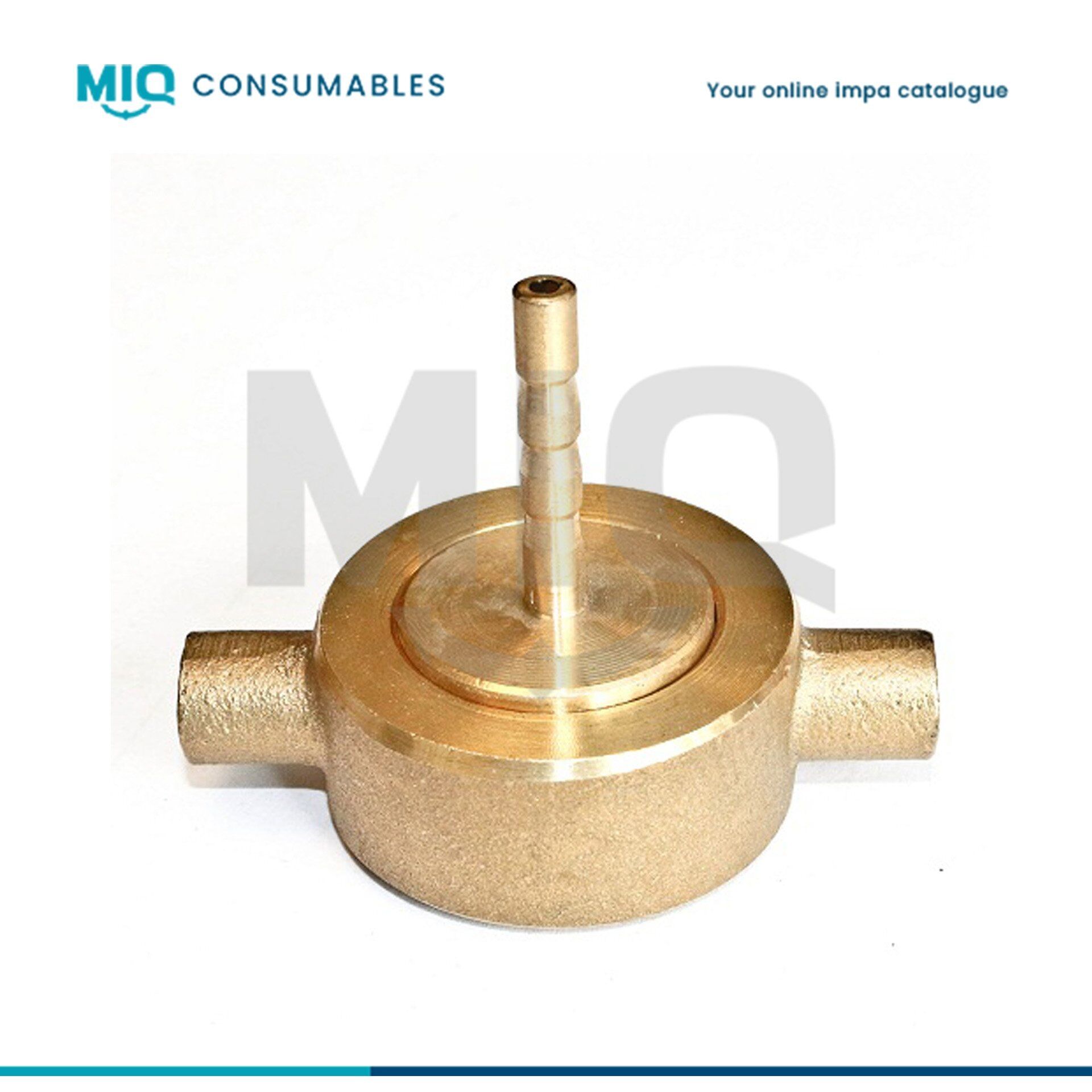351053-CONNECTION AIRHOSE CAST BRONZE, M42X2 BY HOSE END 9MM - MIQ