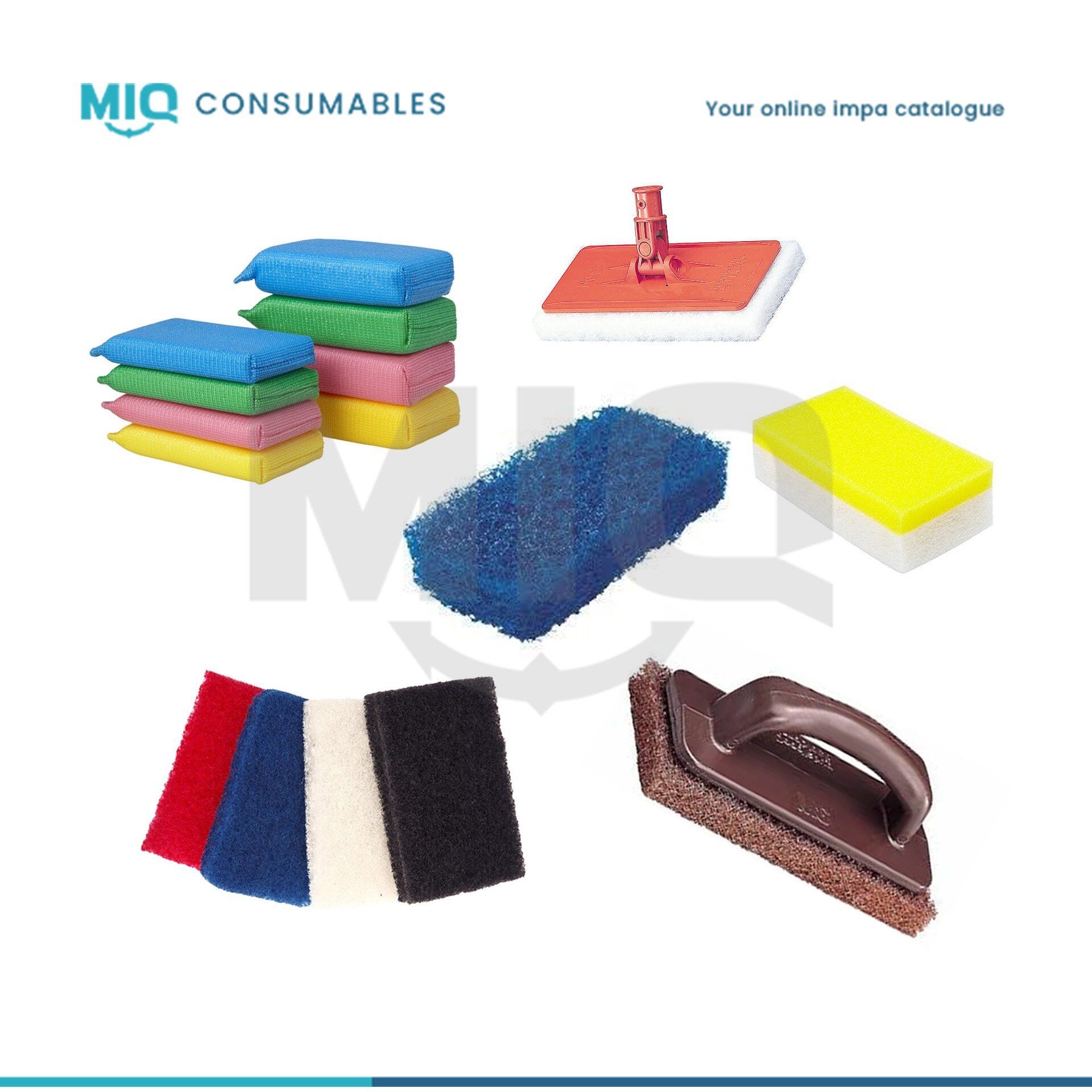 174078-SCOTCH BRITE PAD BLOCK - MIQ Consumables