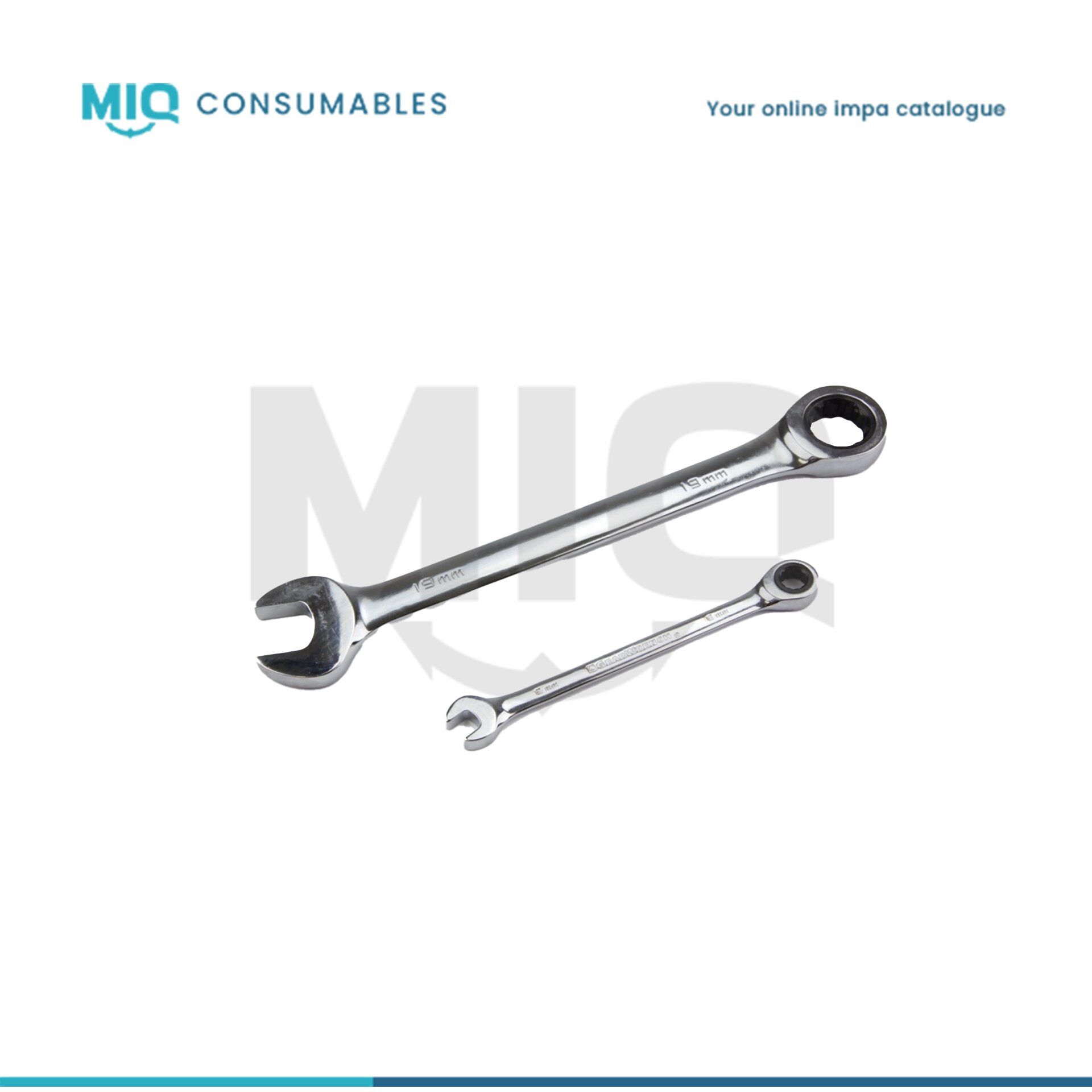 610831-WRENCH OPEN & RACHET TYPE, 12-POINT BOX 8MM - MIQ Consumables