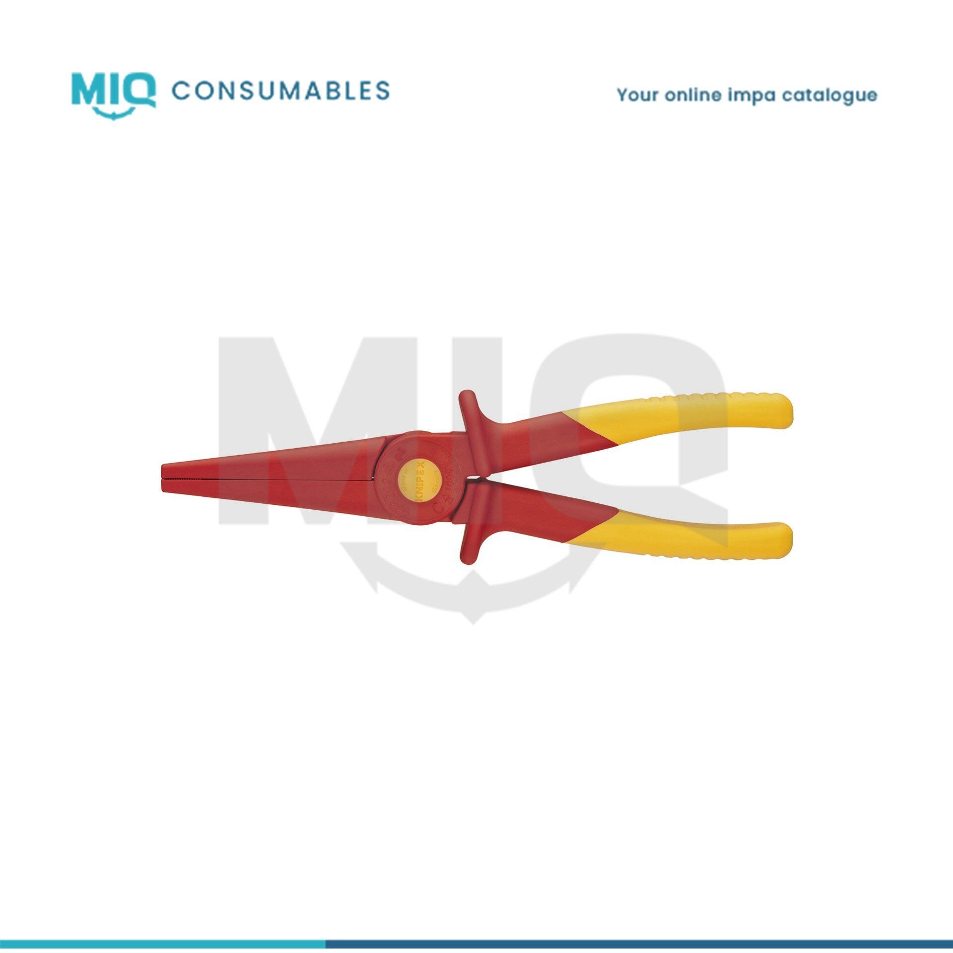 611699-PLIER BENT NOSE VDE 1000V 200 MM - MIQ Consumables