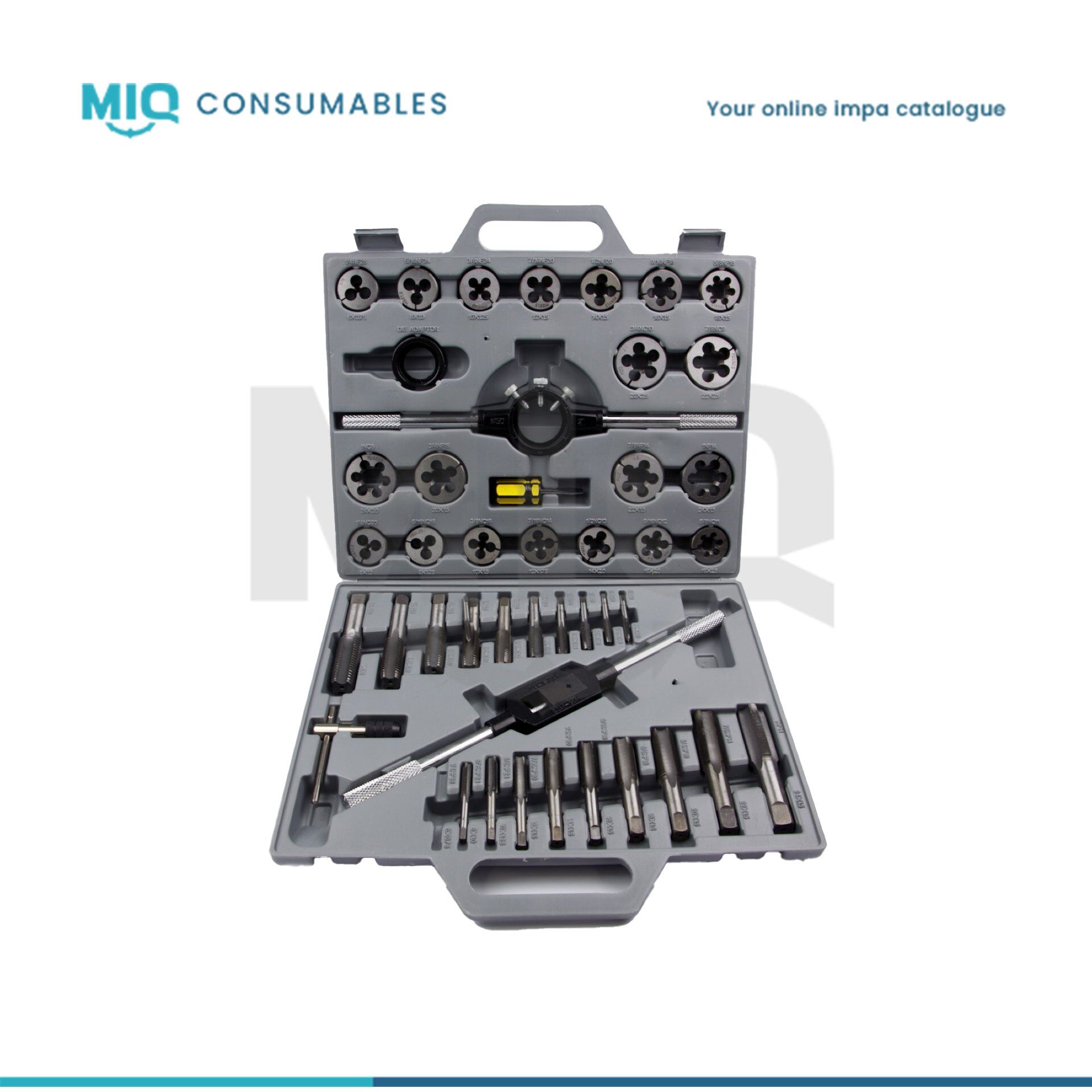 632216-SCREW PLATE SET METRIC COARSE, #M15 M6 TO M24 26PCS/SET